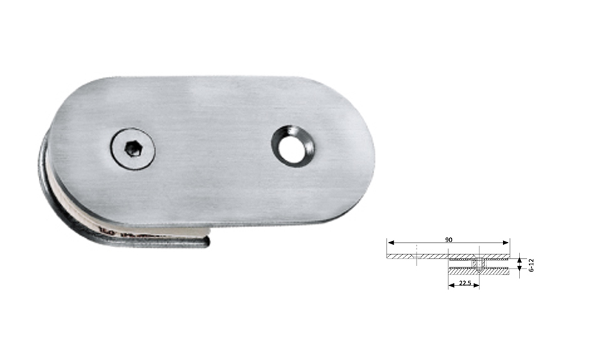 Glass Fix Clip,180°（Single）